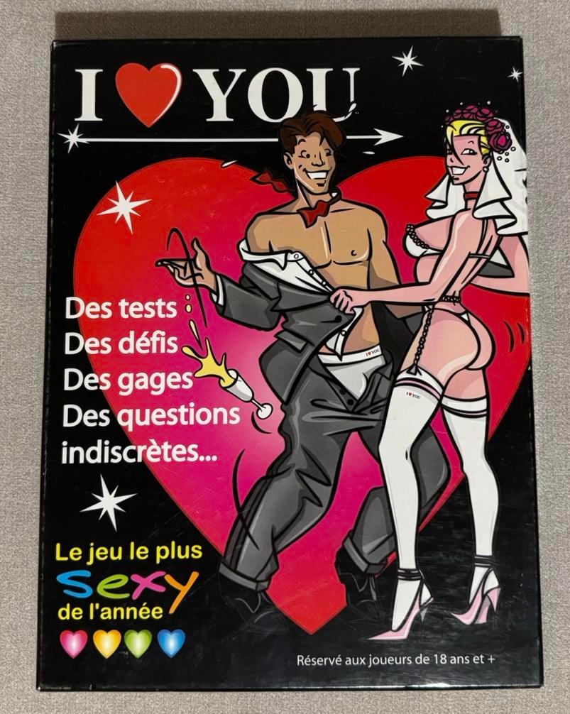 „I ️ YOU” ondeugend spel — compleet en in perfecte staat, Ophalen of Verzenden, Zo goed als nieuw