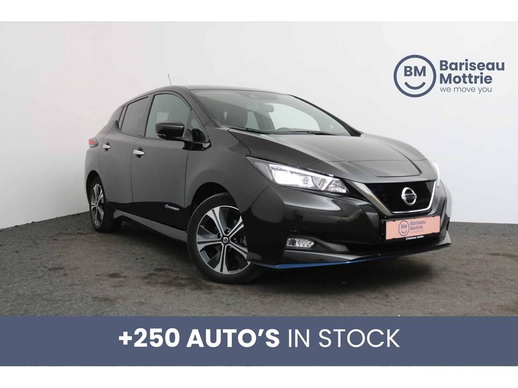Nissan Leaf 62 KWH *BTW AFTREKBAAR*LED*360 CAMERA*GPS*DAB*S, Autos, Nissan, Achat, Entreprise, 116 ch, Noir