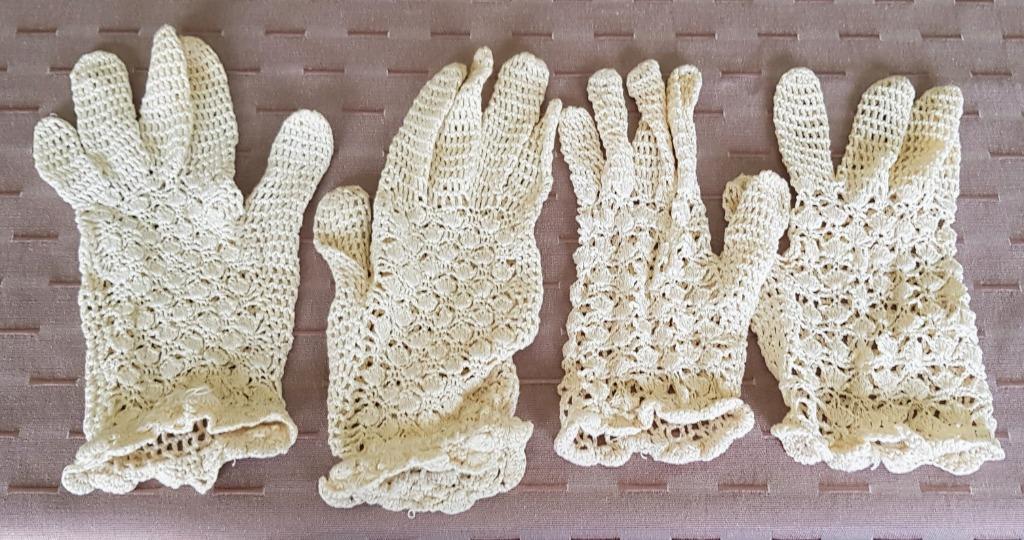 Gehaakte handschoenen - handwerk, Ophalen of Verzenden, Gedragen, Handschoenen