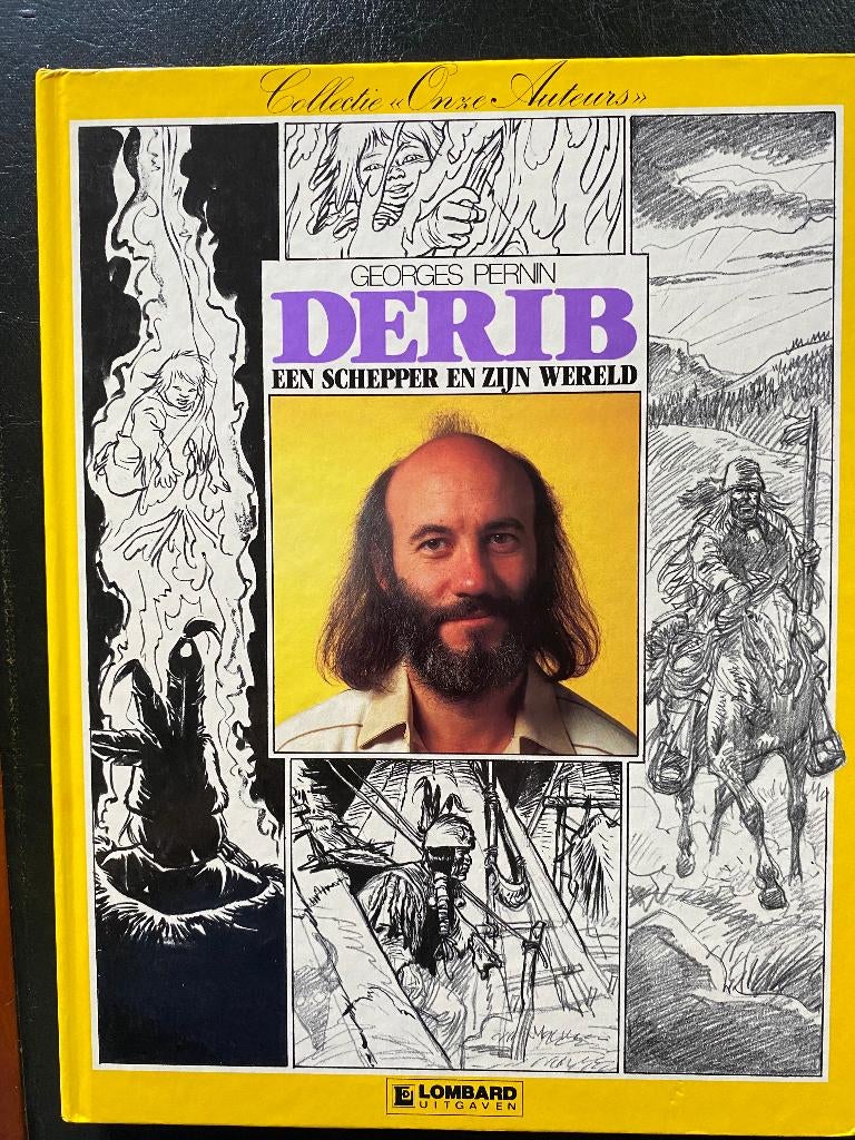 COLLECTIE ONZE AUTEURS - Derib, Een schepper en zijn wereld, Boeken, Gelezen, Derib., Eén stripboek, Ophalen of Verzenden