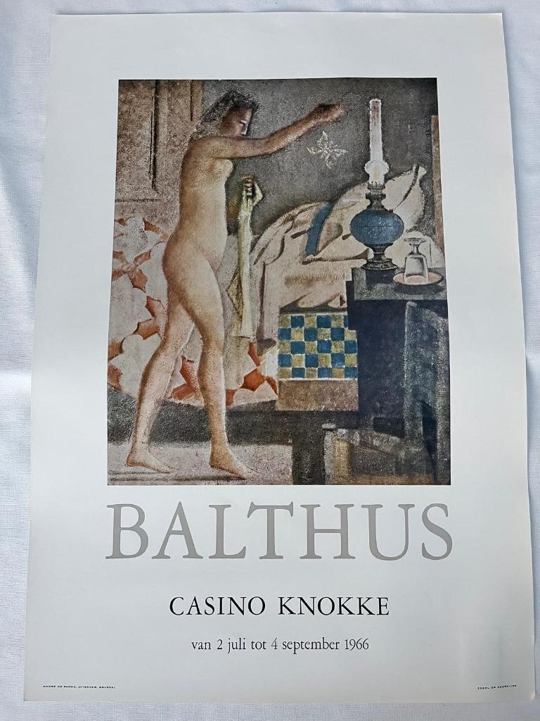 Affiche du casino de Knokke 1966, Collections, Posters & Affiches, Comme neuf, Autres sujets/thèmes, A1 jusqu'à A3, Rectangulaire vertical