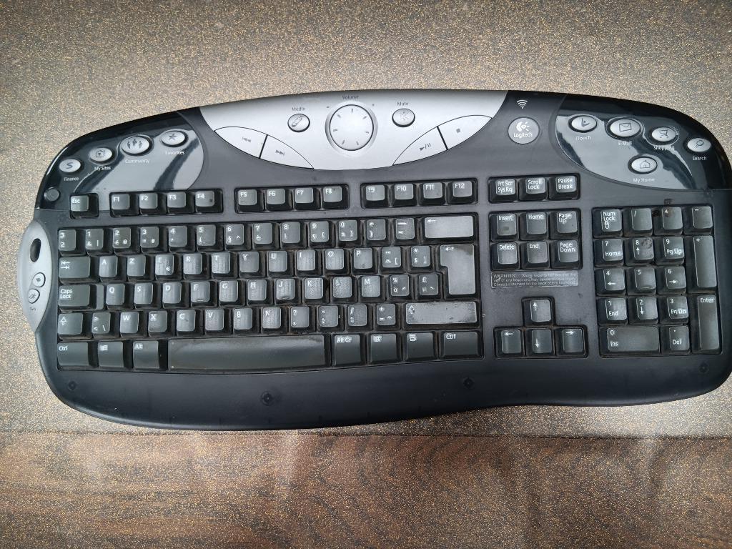 Draadloos toetsenbord Logitech, Ophalen, Logitech, Azerty, Zo goed als nieuw