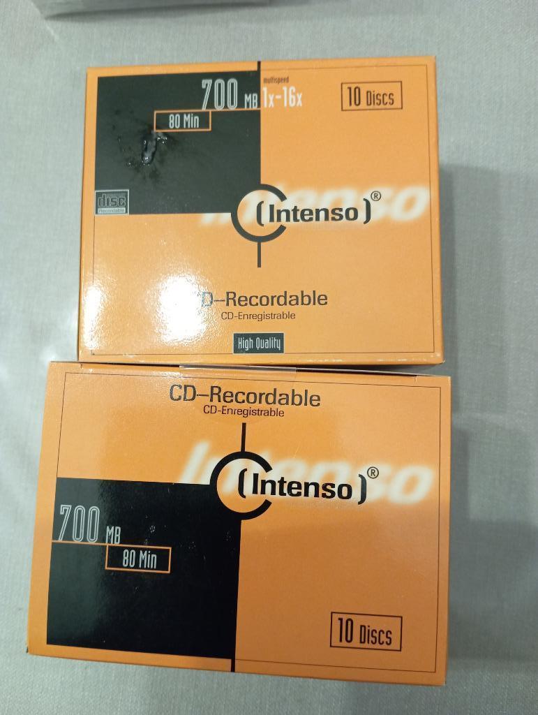 CD recordable INTENSO   TDK, Computers en Software, Beschrijfbare discs, Ophalen of Verzenden, Cd