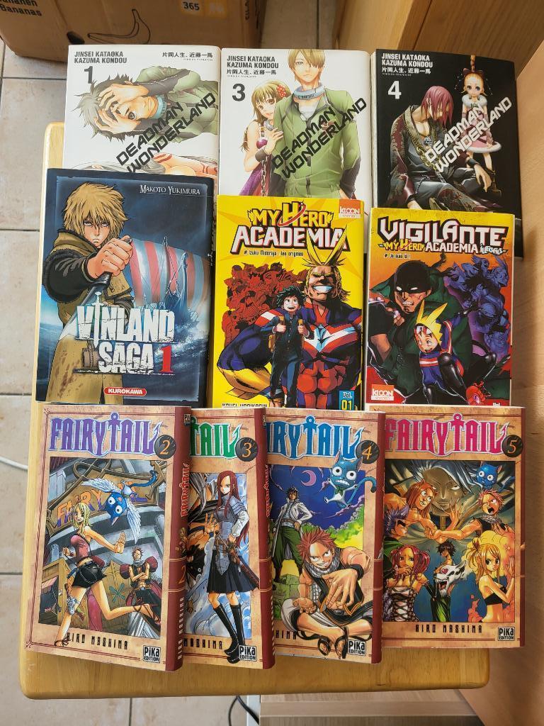 Lot de mangas (PRIX EN DESCRIPTION), Livres, Plusieurs BD, Enlèvement