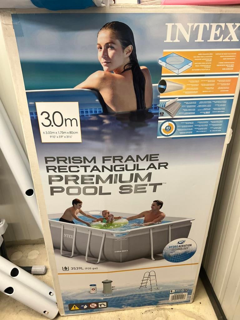 Intex-zwembad, Tuin en Terras, Ophalen, Zo goed als nieuw