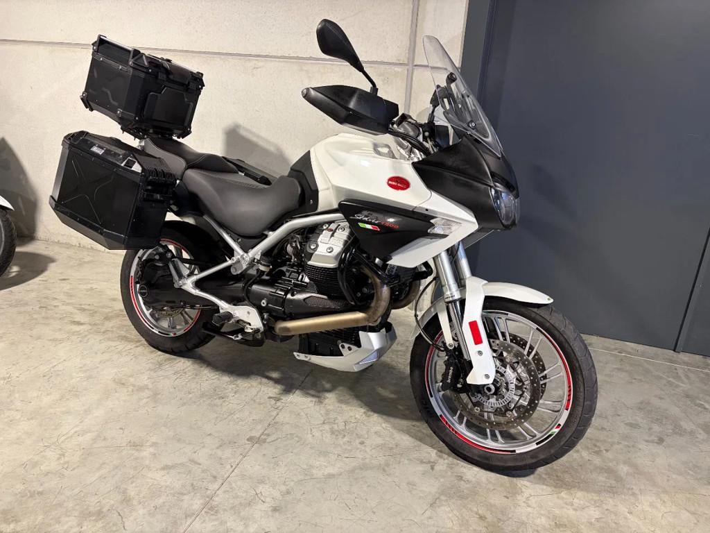 Moto Guzzi Stelvio 1200 originele hoogpoter met exclusief ka, Entreprise, Plus de 35 kW, Autre, 1200 cm³