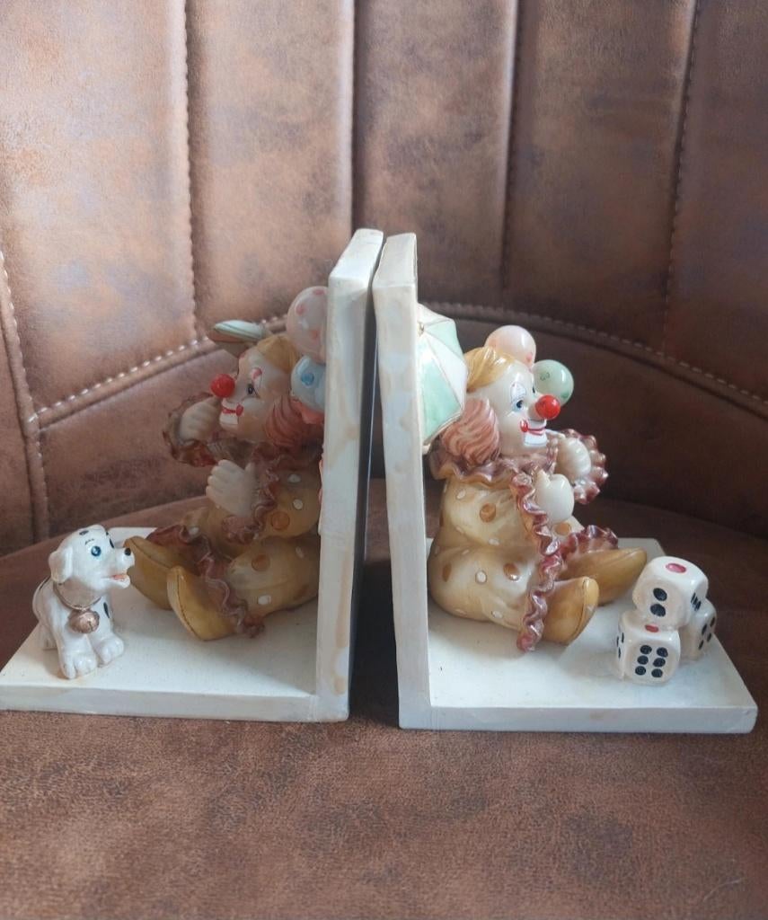 Boeksteuners clown, Ophalen of Verzenden, Gebruikt, Overige typen