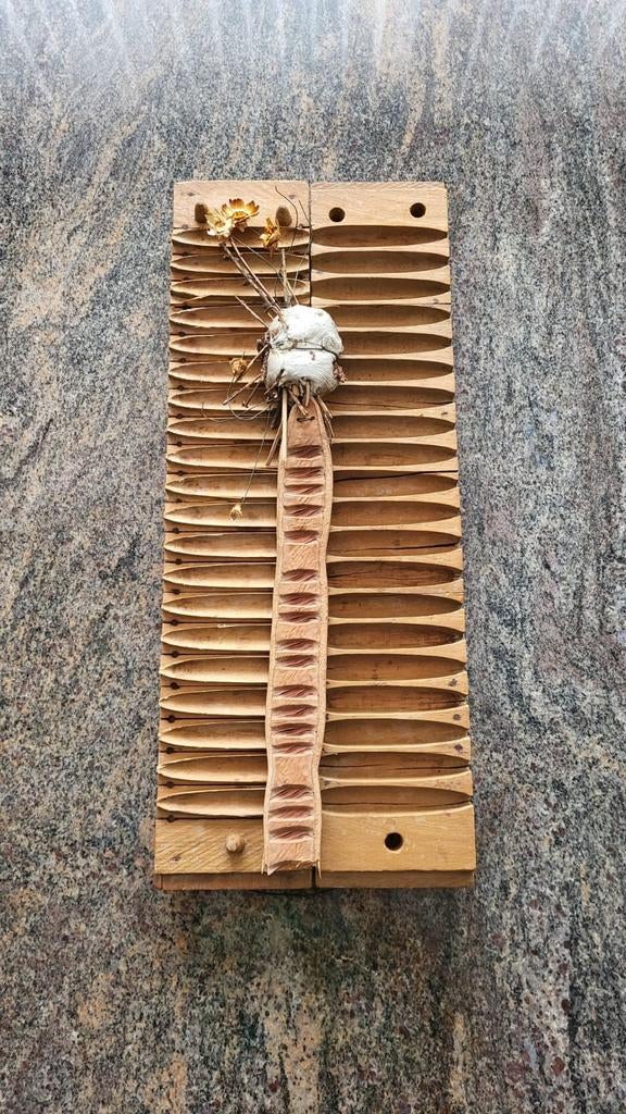 Vintage houten wanddecoratie, Ophalen of Verzenden