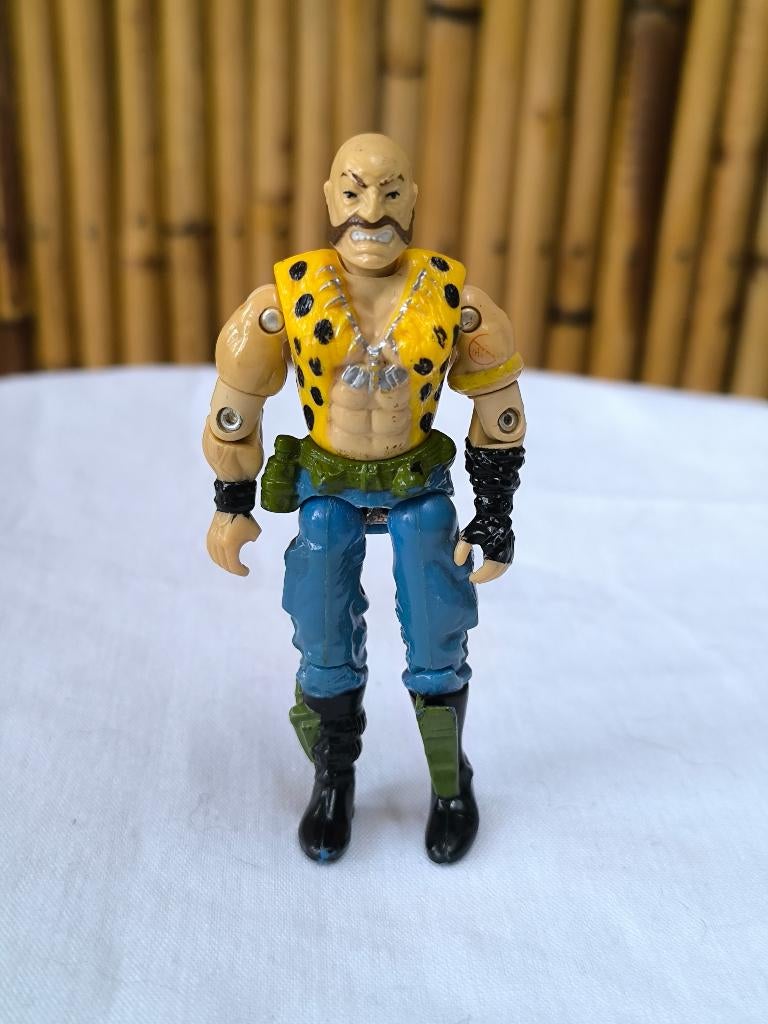 Vintage Gi-Joe Gnawgahyde aktiefiguurtje Hasbro 1989, Kinderen en Baby's, Speelgoed | Actiefiguren, Ophalen of Verzenden, Gebruikt