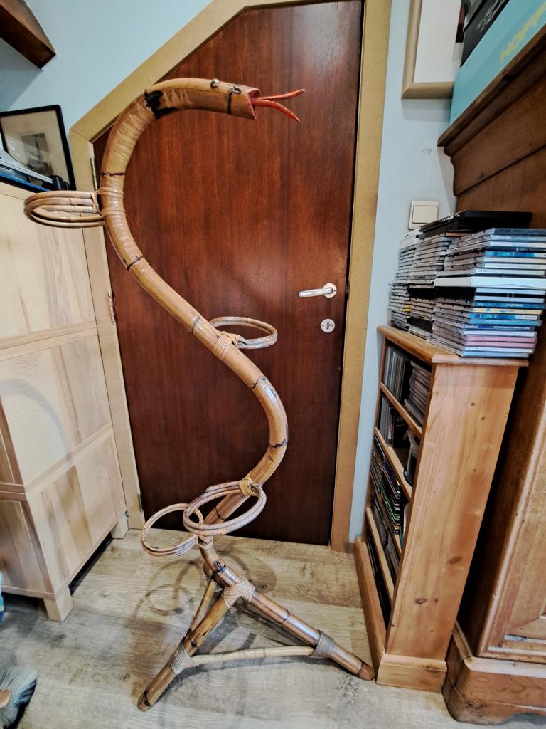 Porte plante en forme de serpent, Maison & Meubles, Plante à fleurs, Enlèvement, 100 à 150 cm