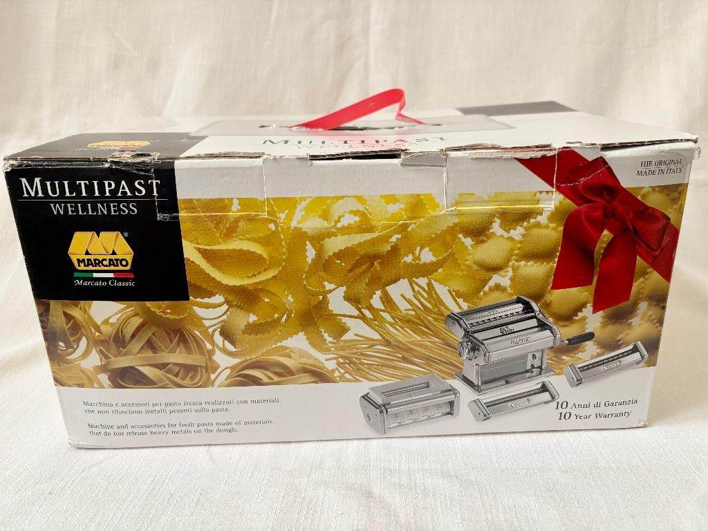 Marcato - Pastamachine - Multipast WELLNESS, Huis en Inrichting, Keuken | Keukenbenodigdheden, Ophalen of Verzenden, Nieuw