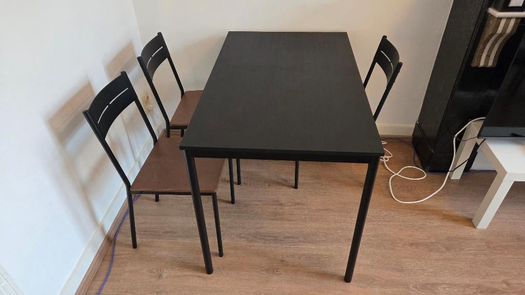Table IKEA SANDSBERG, 100 à 150 cm, Métal, Enlèvement, 50 à 100 cm