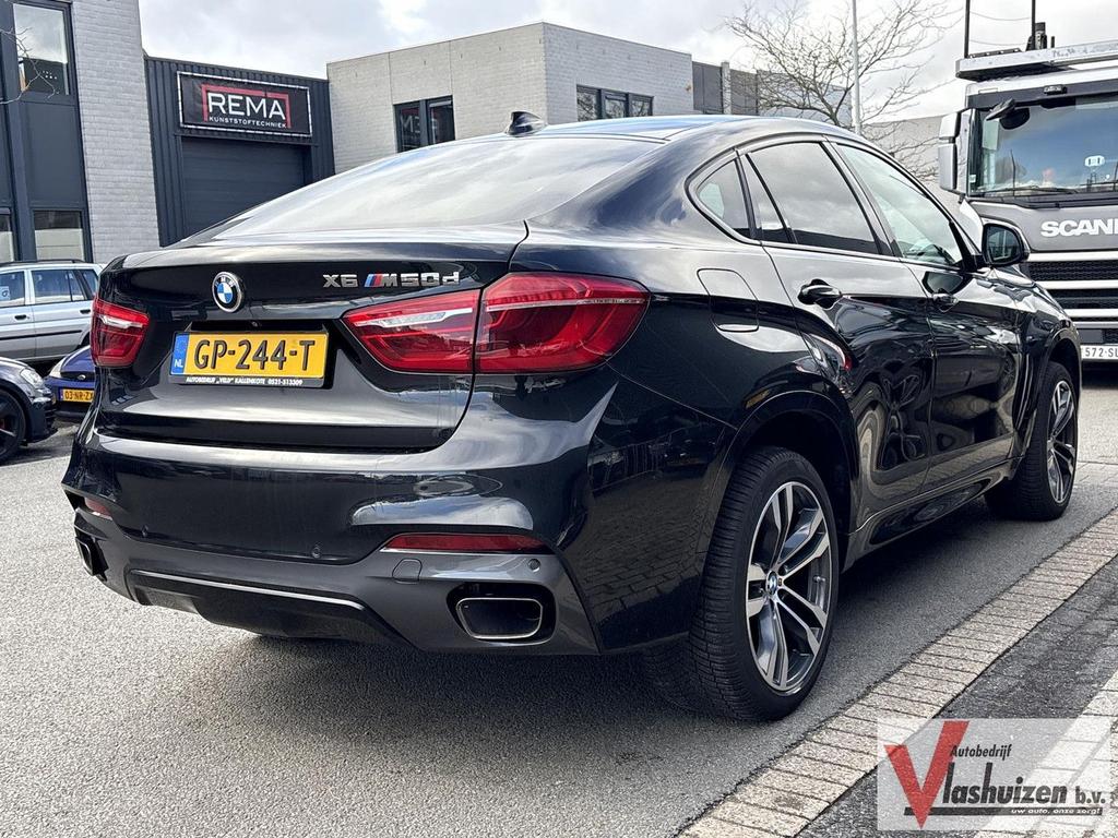 BMW X6 M50 M50d | Dakota Leder | Pano | Climate | Cruise | N, Auto's, BMW, Automaat, 174 g/km, Zwart, Zwart