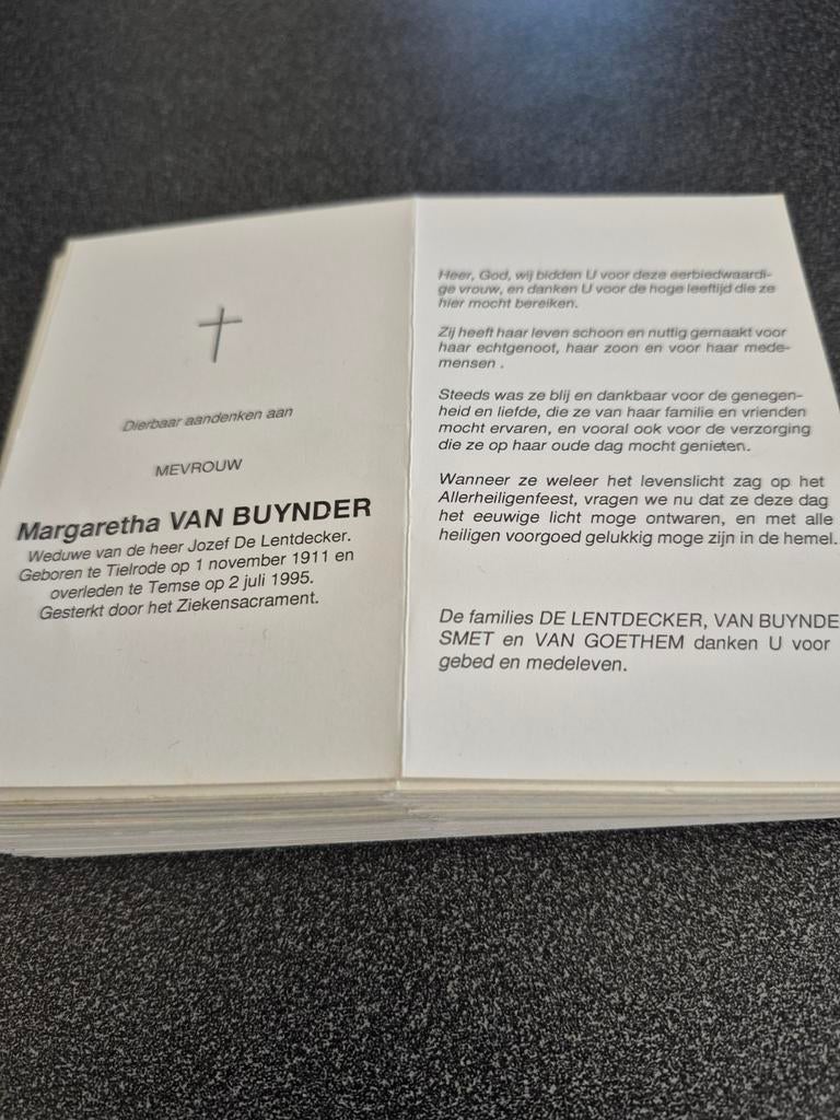 Bidprentjes Tielrode, Verzamelen, Ophalen of Verzenden