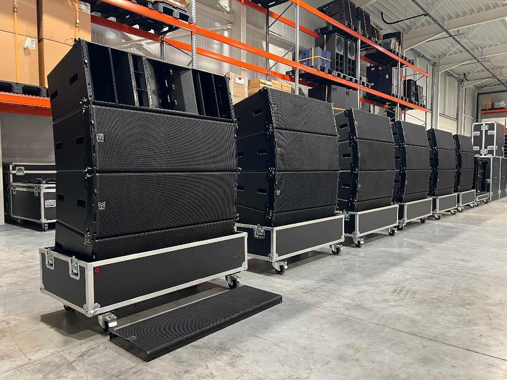24x Martin Audio WPL 2x12"/2x6,5"/3x1" line array 2x flygrid, Overige merken, Ophalen of Verzenden, Zo goed als nieuw, 120 watt of meer