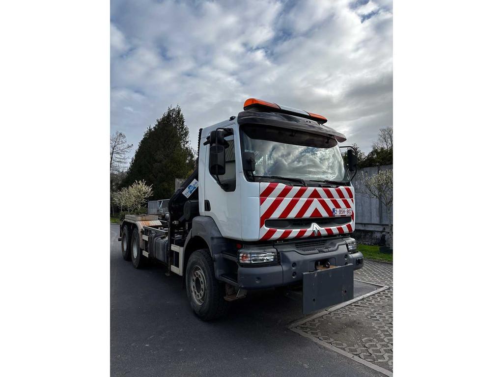 Renault - Kerax - Camion - 2006 - 6x4 - Grue HMF, Autos, Achat, Entreprise, Euro 3, Autres carburants