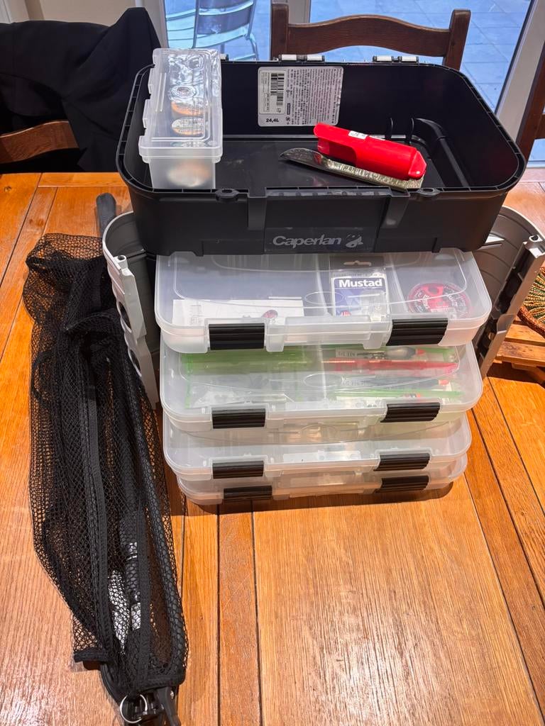 Matériel de peche, Enlèvement, Comme neuf