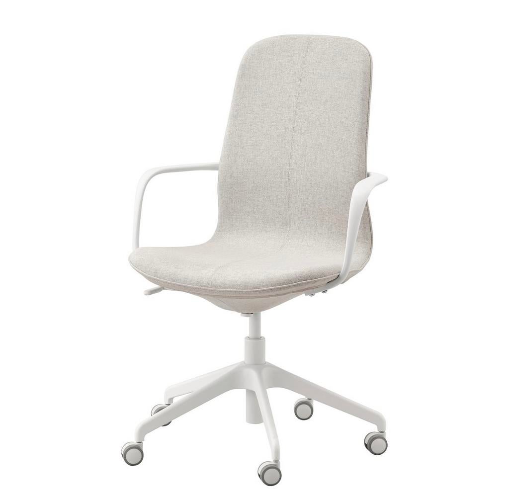 Chaise de bureau IKEA Langfall (état neuf), Maison & Meubles, Enlèvement, Neuf, Gris, Chaise de bureau