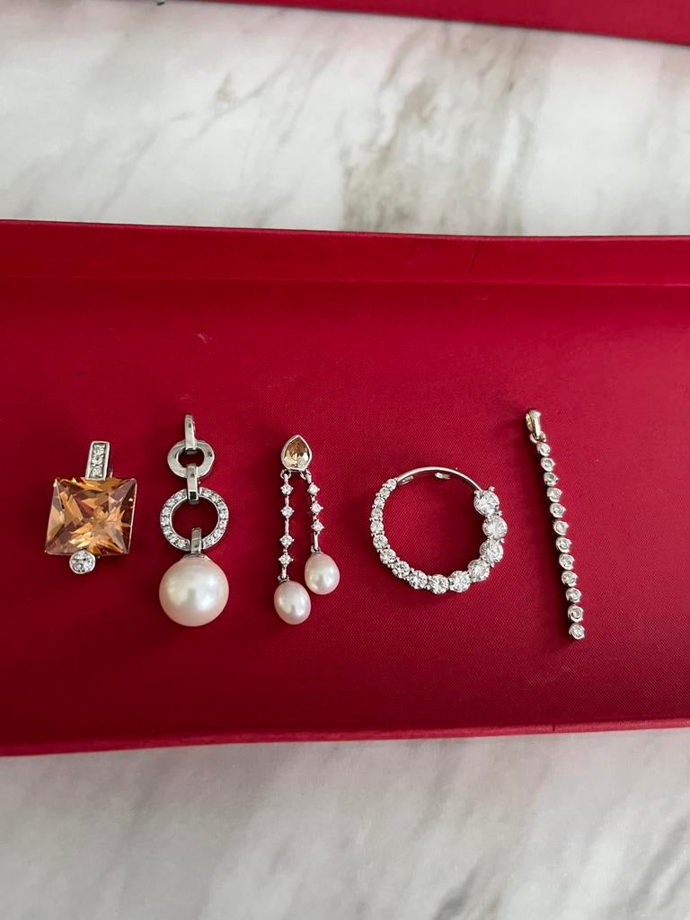 Zilveren hangers, Bijoux, Sacs & Beauté, Boucles d'oreilles, Enlèvement ou Envoi, Comme neuf, Pendantes