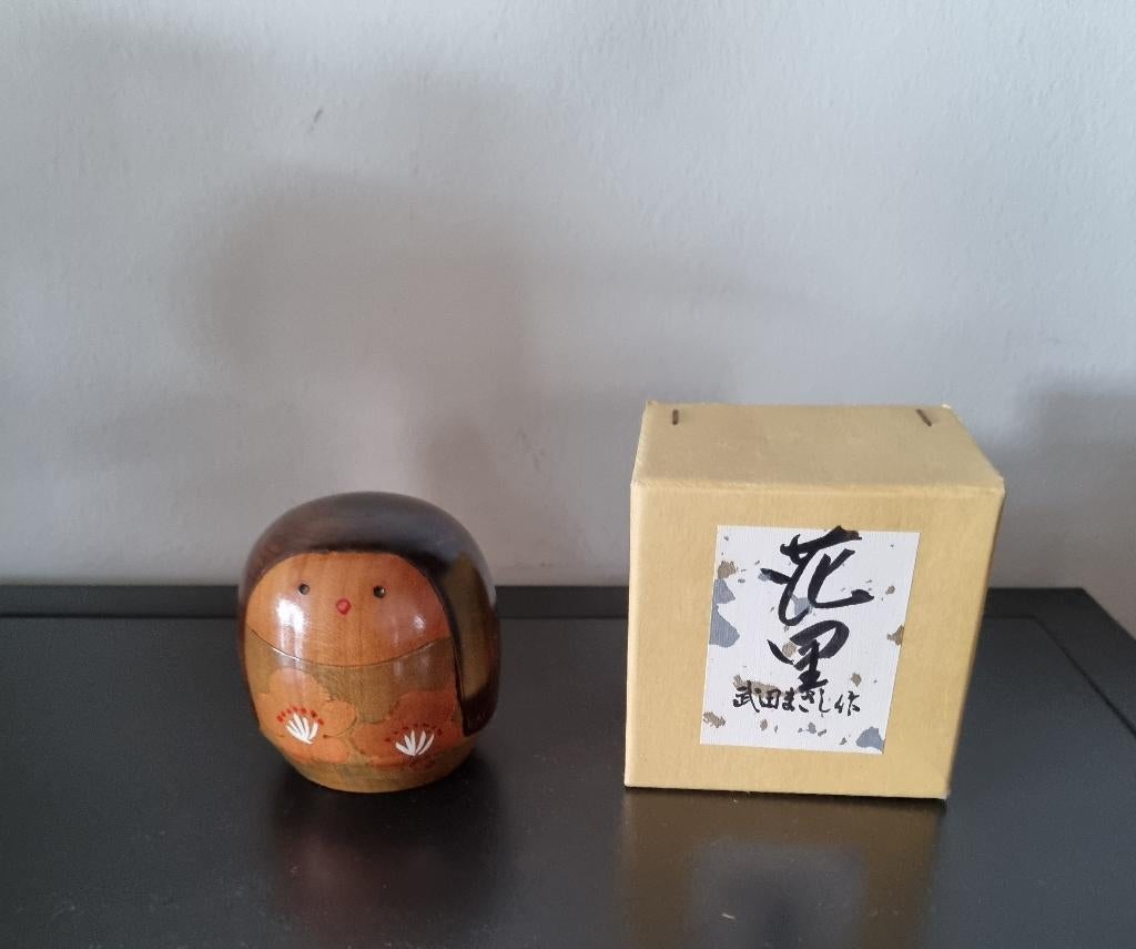 Prachtige kokeshi van Takeda Masashi (1930-2015), Verzenden