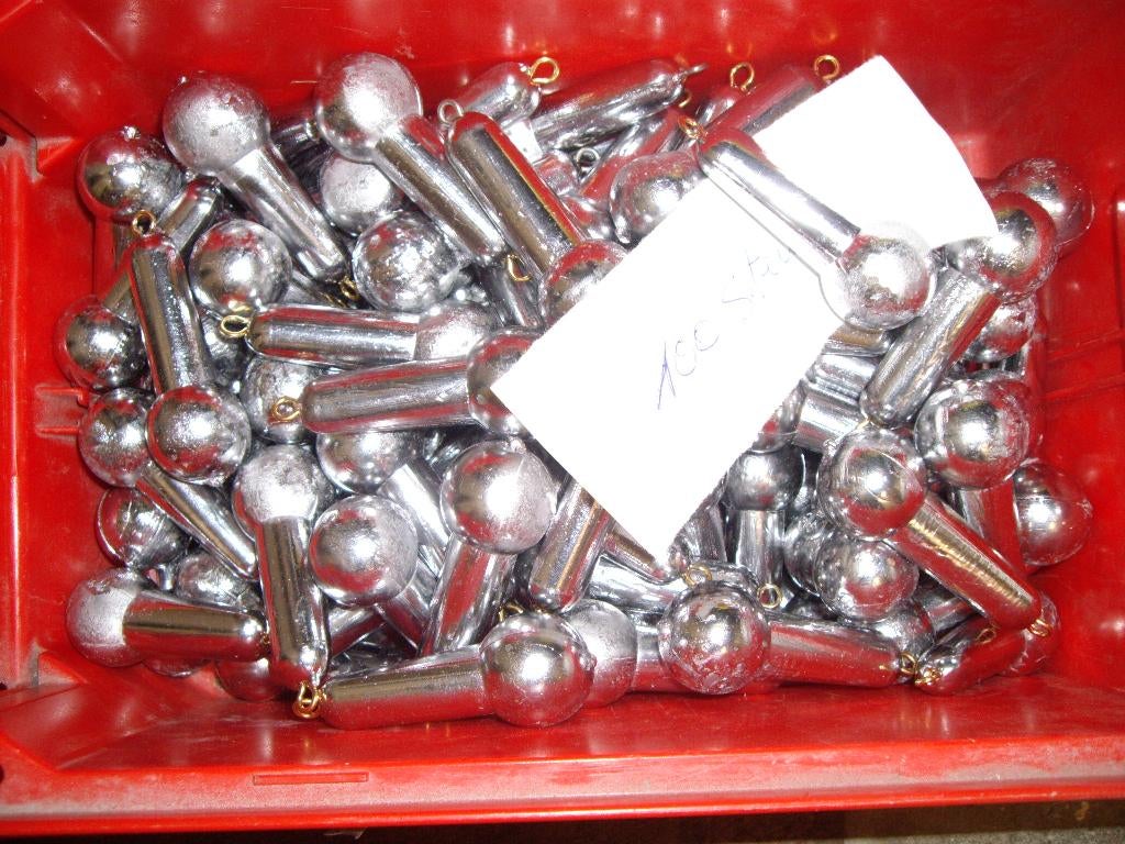 250 stuks wraklood, sleeplood van telkens 255 gram/st., Ophalen, Nieuw, Dobber of Lood