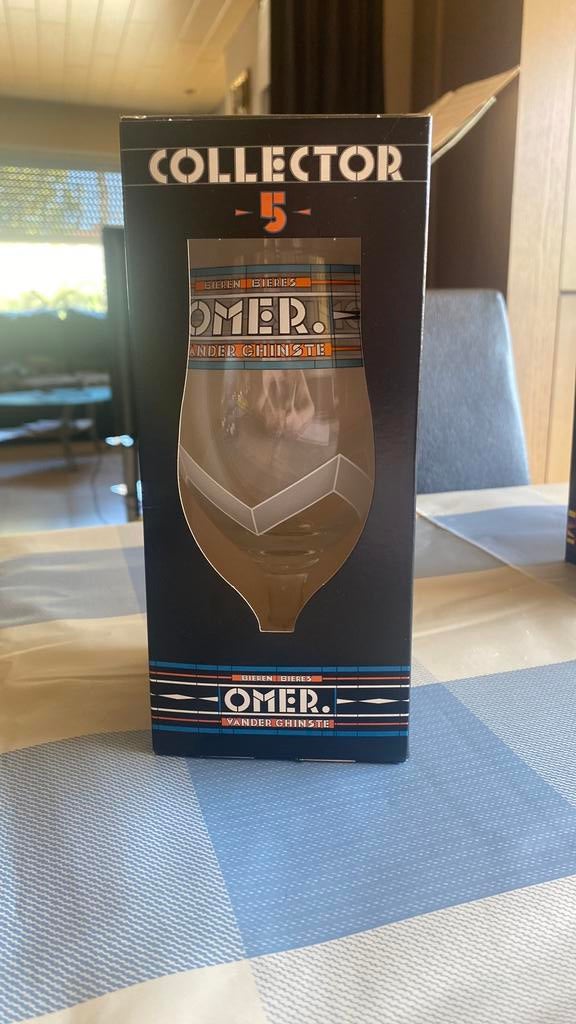 Omer collector glas editie 5 met doos, Collections, Enlèvement, Neuf