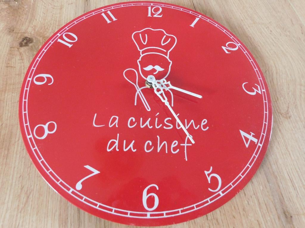 Horloge murale cuisine, Enlèvement ou Envoi, Comme neuf, Analogique, Horloge murale