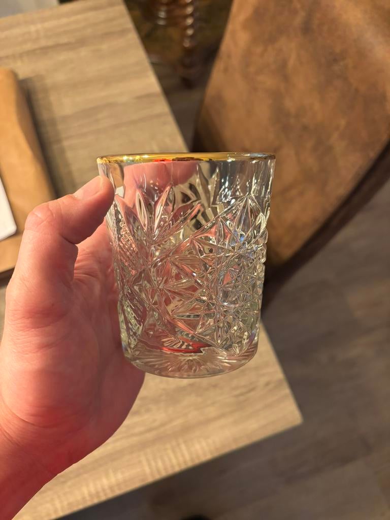 Tumbler glas, Verzamelen, Glas en Drinkglazen, Ophalen of Verzenden, Zo goed als nieuw