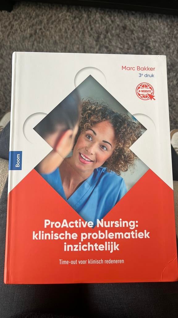 Studieboek bachelor in de verpleegkunde (proactive nursing), Boeken, Ophalen, Zo goed als nieuw