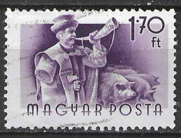 Hongarije 1955 - Yvert 1171 - Courante Reeks - Beroepen (ST), Verzenden, Gestempeld