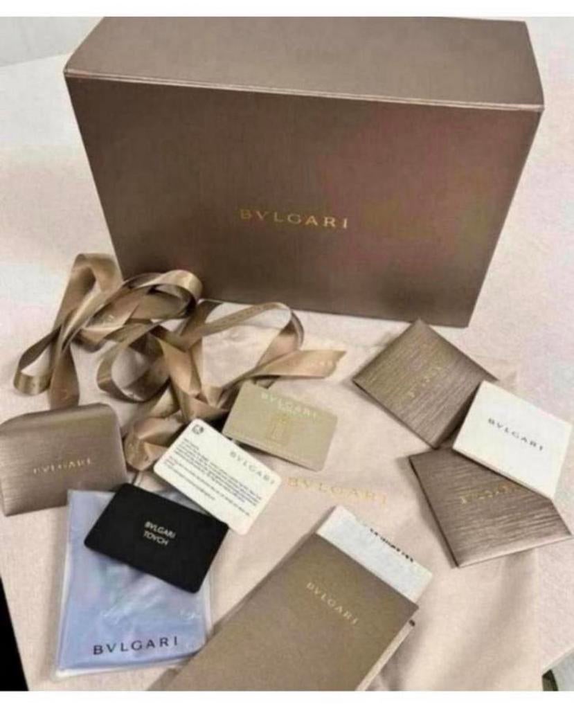Bvlgari Serpenti jewels doos + certificaat + bon Tas box, Ophalen of Verzenden, Zo goed als nieuw