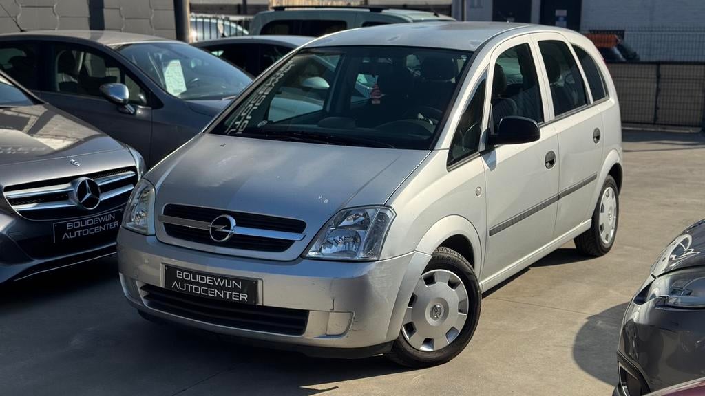 Opel Meriva 1.6Benzine 2004 182.xxxkm Beginnerswagen, Auto's, Opel, Voorwielaandrijving, Stof, Zwart, Handgeschakeld