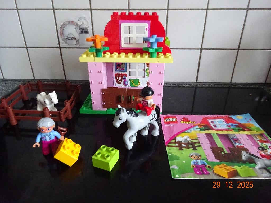 LEGO Duplo 10500 - Paardenstal, Ophalen of Verzenden, Duplo