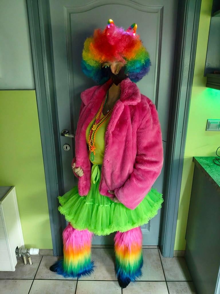 disco outfit voor verkleed feestje of carnaval, Enlèvement ou Envoi, Comme neuf, Taille 38/40 (M), Vêtements