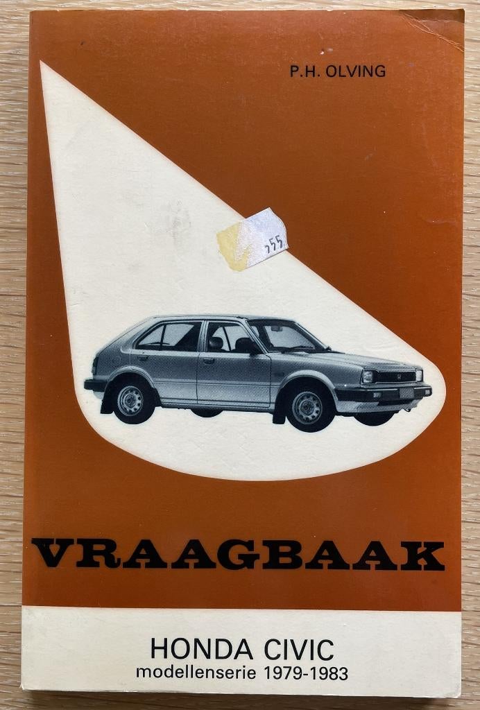 Vraagbaak Honda Civic 1979 - 1983, Enlèvement ou Envoi