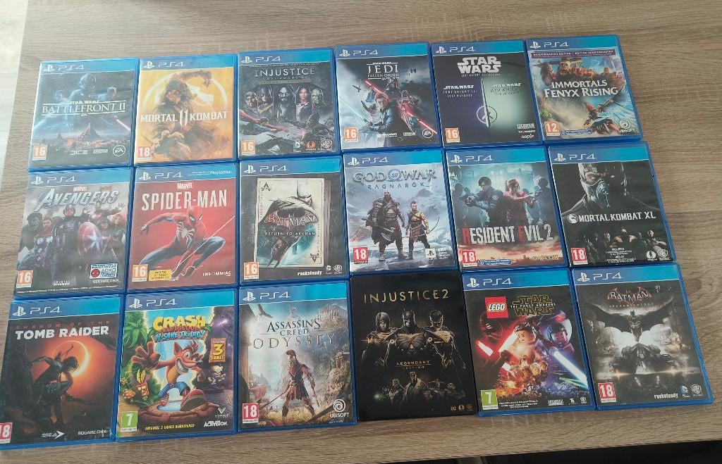 PS4 Games (24), Consoles de jeu & Jeux vidéo, Jeux | Sony PlayStation Portable, Online, 1 joueur, Comme neuf, Enlèvement