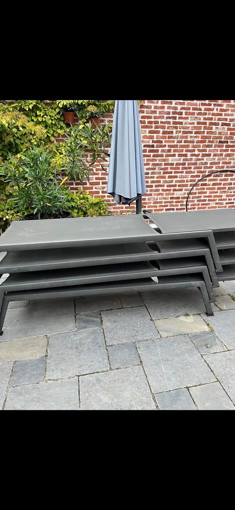 Luxe varashin ligbedden - set van 4 - design., Tuin en Terras, Ophalen