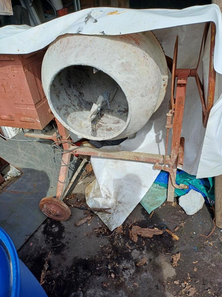 Elektrische betonmolen., Doe-het-zelf en Bouw, Betonmolens, Ophalen