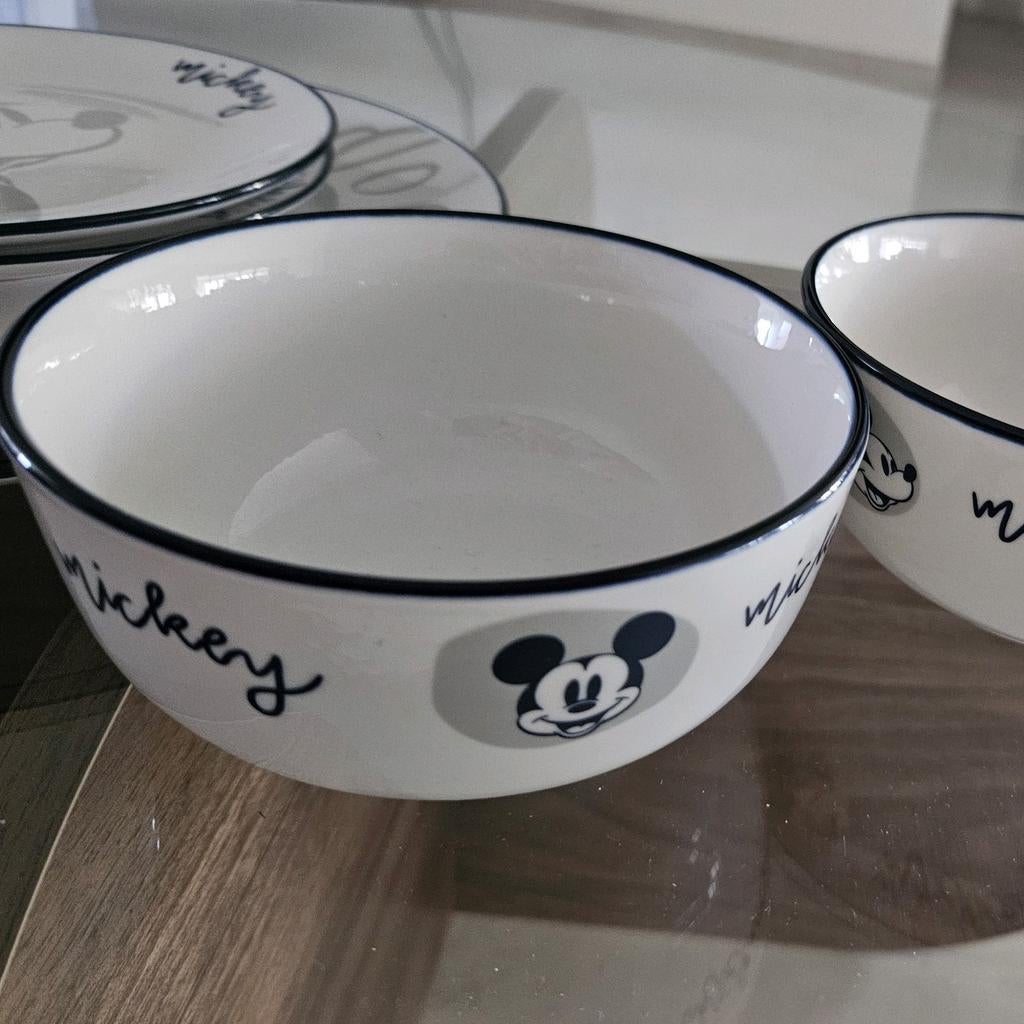 Disney Mickey-set, Ophalen of Verzenden, Nieuw, Rond, Porselein of Keramiek
