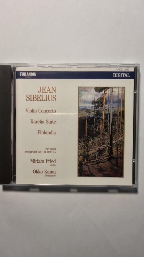 Jean Sibelius, Miriam Fried, Helsinki Philharmonic, CD & DVD, CD | Pop, Enlèvement ou Envoi, 1980 à 2000, Utilisé