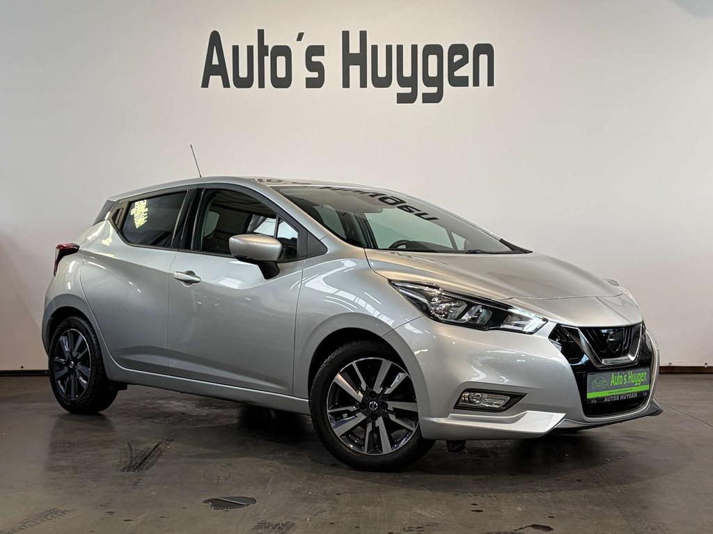 Nissan Micra Navi / Apple CarPlay / Camera (bj 2019), Voorwielaandrijving, Stof, Gebruikt, 3 cilinders