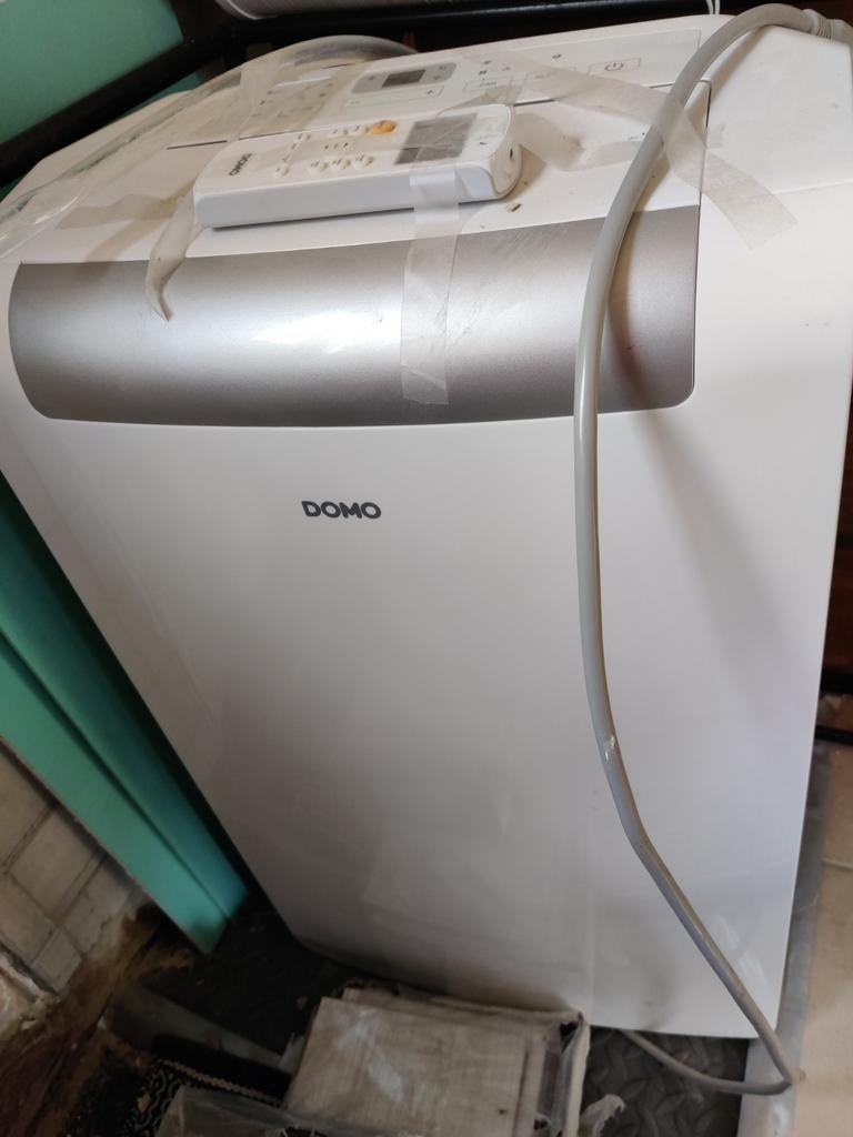 Domo mobiele airco, Ophalen, Mobiele airco