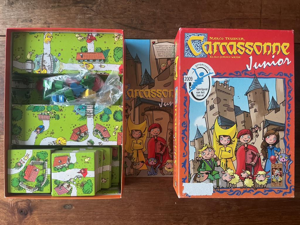 Bordspel Carcassonne Junior, Hobby en Vrije tijd, Gezelschapsspellen | Bordspellen, Ophalen, Gebruikt
