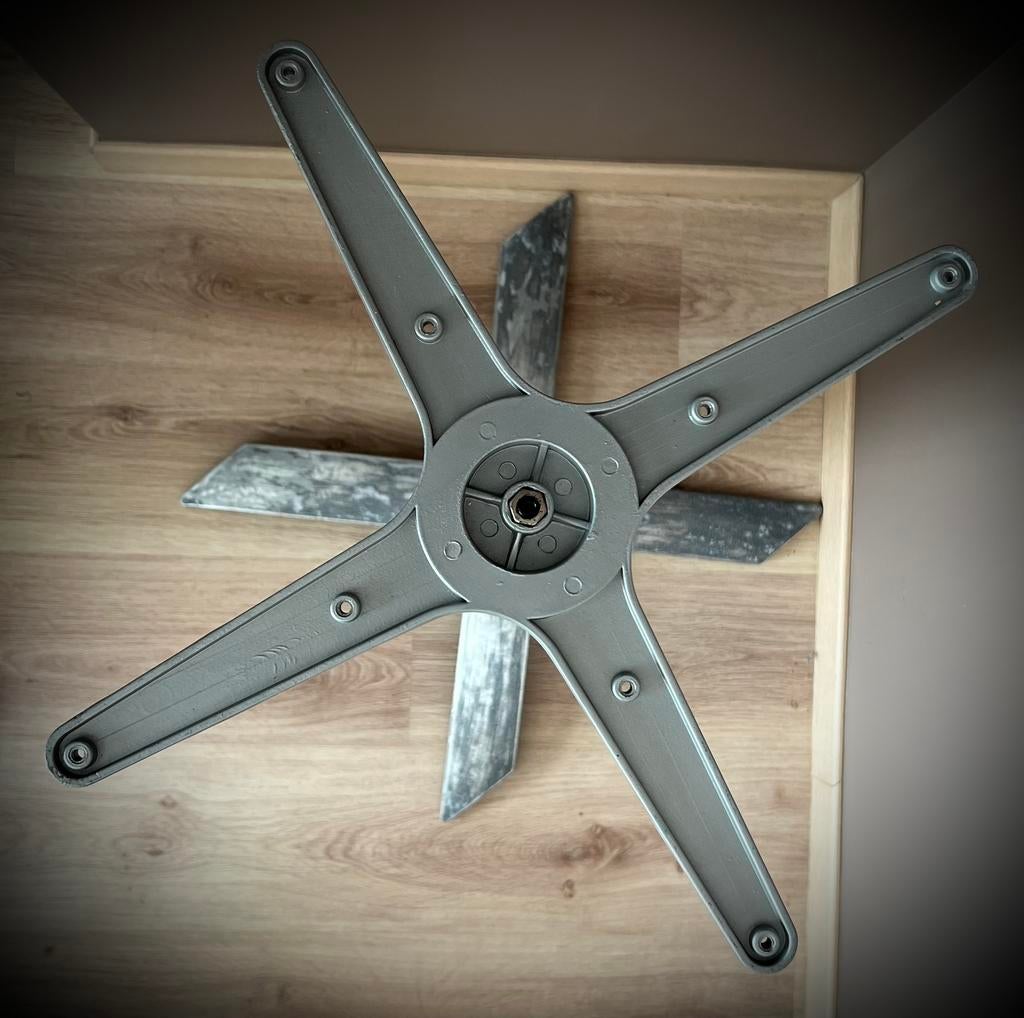 Aluminium onderstel, Tuin en Terras, Tuintafels, Ophalen, Gebruikt, Aluminium