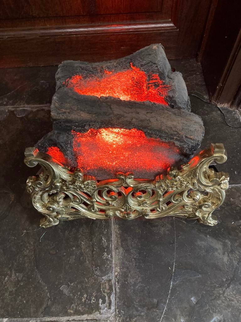 Open haard stuk op elektriciteit, decoratief, Enlèvement, Utilisé