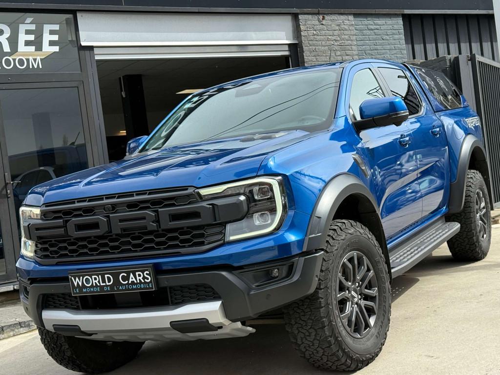 Ford Ranger Raptor 3.0 V6 4WD TVAC*BTWIN HARD-TOP DISTRO CAM, Autos, Achat, Entreprise, Alarme, Noir