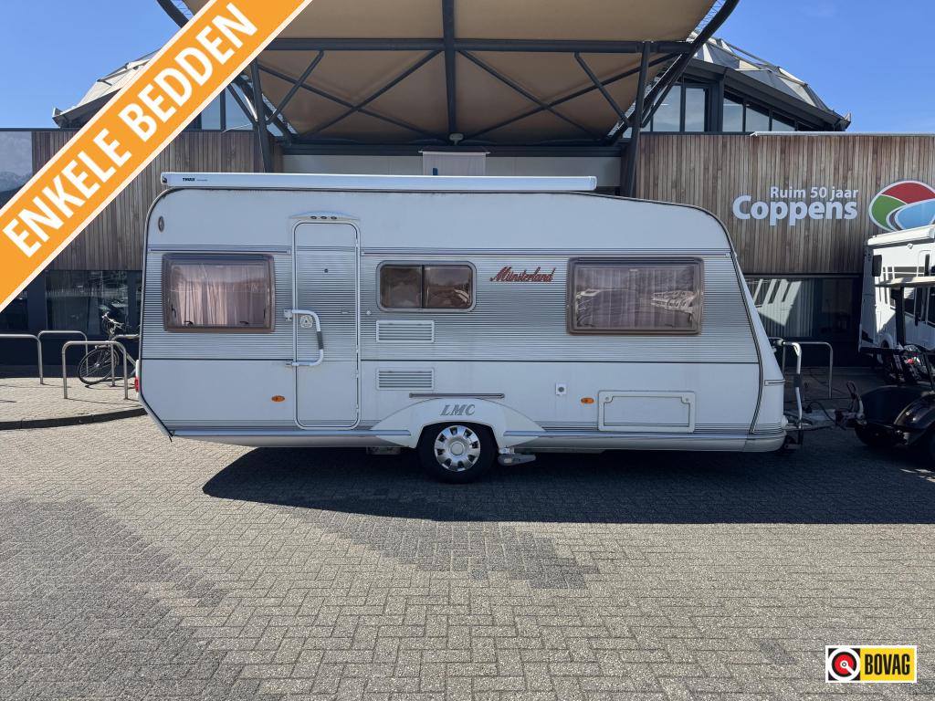 LMC Munsterland 490 K 2005 Mover,Luifel,Tent!, Caravans en Kamperen, Schokbreker, Treinzit, 4 tot 5 meter, 2 aparte bedden