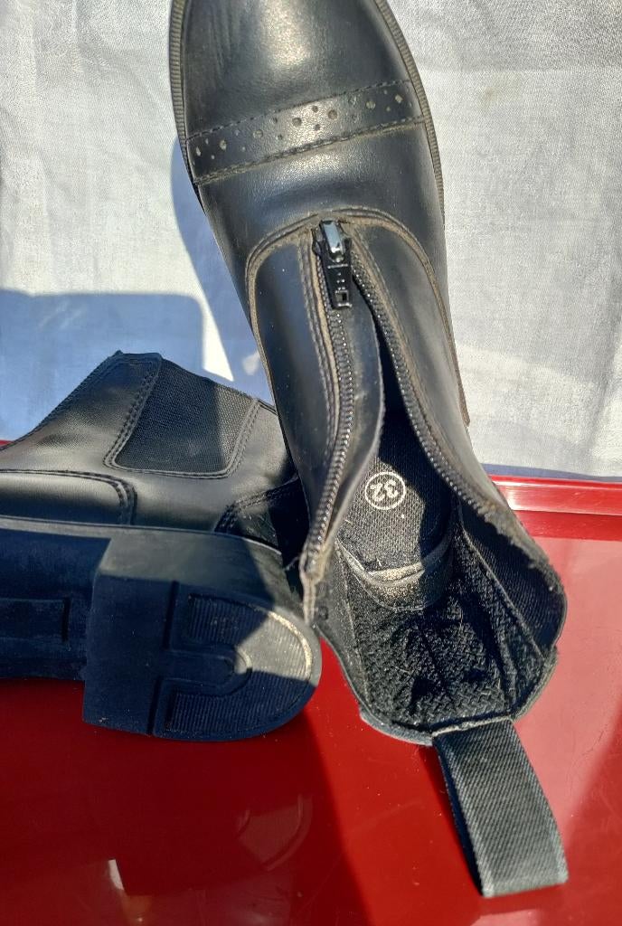 Rijschoenen maat 32, zwart, Dieren en Toebehoren, Ophalen, Kinderen, Zo goed als nieuw, Schoeisel