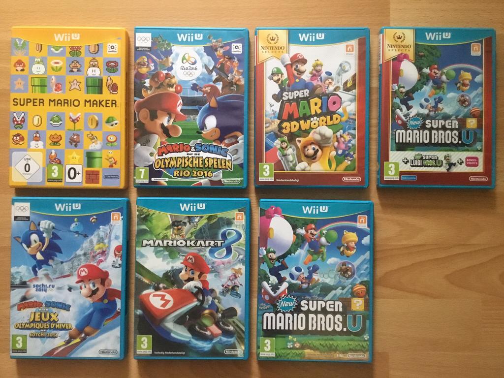 Nintendo Wii U games Mario, Consoles de jeu & Jeux vidéo, Enlèvement ou Envoi, Comme neuf