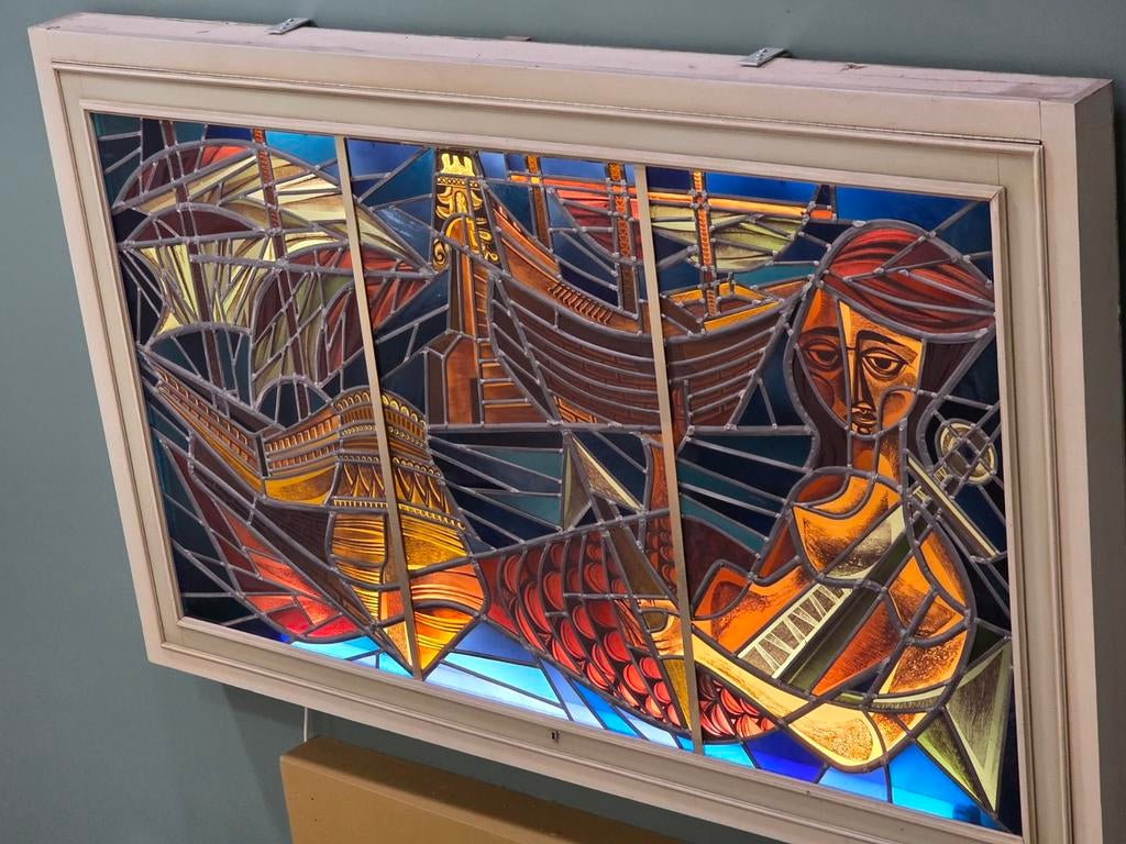 Glas in lood Georges Staes, Enlèvement